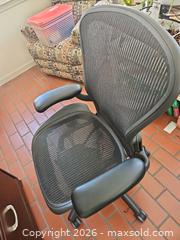 MaxSold Auction: Herman Miller Mirra Office Chair — Black Mesh, Adjustable - Atlanta (Georgia, USA) PARTNER MANAGED Estate Sale Online Auction - Oakdale Road Ne