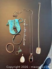 MaxSold Auction: Sterling Silver (925) Jewelry Lot: Necklaces, Bracelet, Earrings, Ring - Atlanta (Georgia, USA) PARTNER MANAGED Estate Sale Online Auction - Oakdale Road Ne
