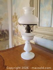MaxSold Auction: nineteenth century white glass oil lamp - Marblehead (Massachusetts, USA) SELLER MANAGED Downsizing Online Auction - Mugford Street (CONDO)