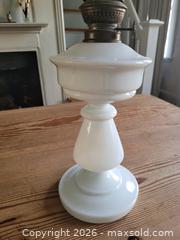 MaxSold Auction: nineteenth century white glass oil lamp - Marblehead (Massachusetts, USA) SELLER MANAGED Downsizing Online Auction - Mugford Street (CONDO)
