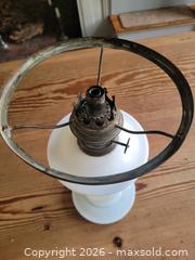 MaxSold Auction: nineteenth century white glass oil lamp - Marblehead (Massachusetts, USA) SELLER MANAGED Downsizing Online Auction - Mugford Street (CONDO)