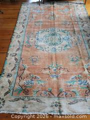 MaxSold Auction: Turkish carpet 6 X 9 feet - Marblehead (Massachusetts, USA) SELLER MANAGED Downsizing Online Auction - Mugford Street (CONDO)