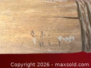 MaxSold Auction: Andre Michaud Hand Carved Wood Wall Art – Umbrella & Scarf Quebec Folk Art - London (Ontario, Canada) PARTNER MANAGED Downsizing Online Auction - Trillium Crescent