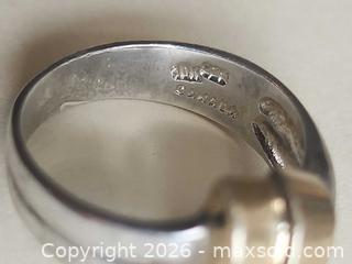 MaxSold Auction: Two-Tone 10K Gold & Sterling Silver Ring, Canadian Hallmark - Kingston (Ontario, Canada) SELLER MANAGED Moving Online Auction - Wise Street