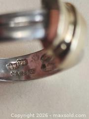 MaxSold Auction: Two-Tone 10K Gold & Sterling Silver Ring, Canadian Hallmark - Kingston (Ontario, Canada) SELLER MANAGED Moving Online Auction - Wise Street
