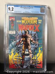 MaxSold Auction: Marvel Comics Presents #72 (1991) Wolverine / Weapon X - Cambridge (Ontario, Canada) SELLER MANAGED Downsizing Online Auction - Newport Drive