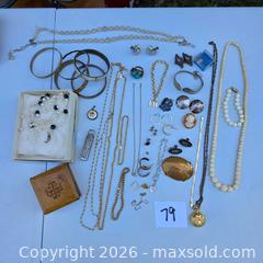 MaxSold Auction: Jewelry Lot - Gold, Sterling, Costume - Langford (British Columbia, Canada) SELLER MANAGED Estate Sale Online Auction - Bolanne Place
