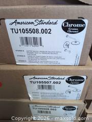 MaxSold Auction: American Standard Chrome Shower/Bath Trim Kit (Lot of 4) - Newboro (Ontario, Canada) SELLER MANAGED Downsizing Online Auction - New Street