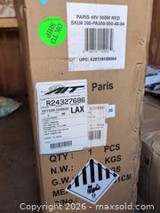 MaxSold Auction: Daymak Paris Electric / Power Assisted Bicycle 48V 500W Red - Newboro (Ontario, Canada) SELLER MANAGED Downsizing Online Auction - New Street