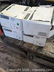 MaxSold Auction: Delta T17251-WE Shower Trim Kit Polished Chrome Lot of 4 - Newboro (Ontario, Canada) SELLER MANAGED Downsizing Online Auction - New Street