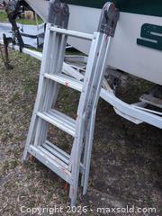 MaxSold Auction: Flex-O-Ladder II Multi-Position Articulating Aluminum Ladder - Newboro (Ontario, Canada) SELLER MANAGED Downsizing Online Auction - New Street