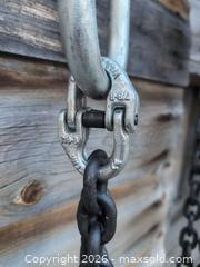 MaxSold Auction: Lot of 2 2-Part Lifting Slings with Chains & Hooks, 6–10 ft - Newboro (Ontario, Canada) SELLER MANAGED Downsizing Online Auction - New Street
