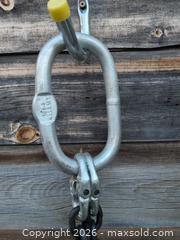 MaxSold Auction: Lot of 2 2-Part Lifting Slings with Chains & Hooks, 6–10 ft - Newboro (Ontario, Canada) SELLER MANAGED Downsizing Online Auction - New Street