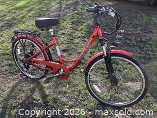 MaxSold Auction: Paris Ebike Electric Bicycle — 500W Class 2, Red - Newboro (Ontario, Canada) SELLER MANAGED Downsizing Online Auction - New Street