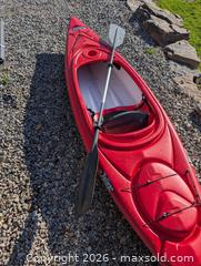 MaxSold Auction: Pelican kayak & Paddle - Newboro (Ontario, Canada) SELLER MANAGED Downsizing Online Auction - New Street