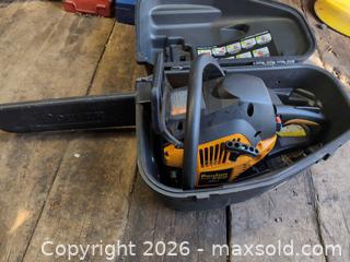 MaxSold Auction: Poulan Pro PP3516AVX 35cc 16 in Gas 2-Stroke Chainsaw - Newboro (Ontario, Canada) SELLER MANAGED Downsizing Online Auction - New Street