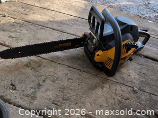 MaxSold Auction: Poulan Pro PP3516AVX 35cc 16 in Gas 2-Stroke Chainsaw - Newboro (Ontario, Canada) SELLER MANAGED Downsizing Online Auction - New Street