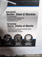 MaxSold Auction: Shoreline Marine #7 Slip Ring Anchor Kit, Galvanized - Newboro (Ontario, Canada) SELLER MANAGED Downsizing Online Auction - New Street