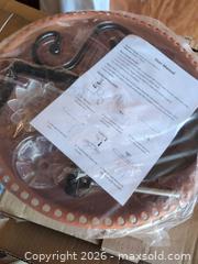 MaxSold Auction: Solar-Powered Terracotta/Brown Plastic & Metal Bird Bath - Newboro (Ontario, Canada) SELLER MANAGED Downsizing Online Auction - New Street