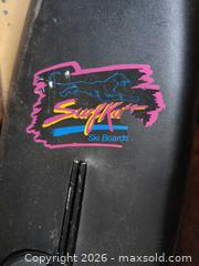 MaxSold Auction: SurfKat Ski Board, Black with Multi-Color Graphics - Newboro (Ontario, Canada) SELLER MANAGED Downsizing Online Auction - New Street