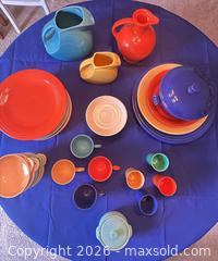 MaxSold Auction: Beautiful Fiesta Ware Set - Lakewood (Colorado, USA) PARTNER MANAGED Moving Online Auction -  West Virginia Avenue