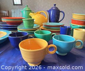MaxSold Auction: Fiesta Ware - unique pieces! - Lakewood (Colorado, USA) PARTNER MANAGED Moving Online Auction -  West Virginia Avenue