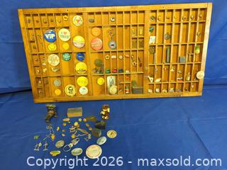 MaxSold Auction: Printer Block Collection Tray with pins included - Lakewood (Colorado, USA) PARTNER MANAGED Moving Online Auction -  West Virginia Avenue
