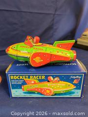MaxSold Auction: Schylling Tin Rocket Racer & Wind-up Mars 10 Astronaut/Robot - Lakewood (Colorado, USA) PARTNER MANAGED Moving Online Auction -  West Virginia Avenue