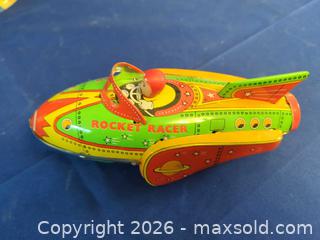 MaxSold Auction: Schylling Tin Rocket Racer & Wind-up Mars 10 Astronaut/Robot - Lakewood (Colorado, USA) PARTNER MANAGED Moving Online Auction -  West Virginia Avenue