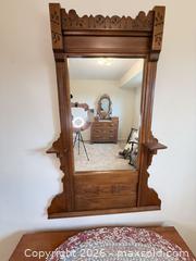MaxSold Auction: Victorian Solid Wood Framed Wall Mirror, Medium, Beautiful Condition  - Lakewood (Colorado, USA) PARTNER MANAGED Moving Online Auction -  West Virginia Avenue