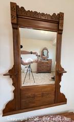 MaxSold Auction: Victorian Solid Wood Framed Wall Mirror, Medium, Beautiful Condition  - Lakewood (Colorado, USA) PARTNER MANAGED Moving Online Auction -  West Virginia Avenue