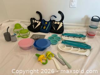 MaxSold Auction: Assorted Baby Feeding Supplies, Silicone Bibs & Kitchen Accessories - Ottawa (Ontario, Canada) SELLER MANAGED Moving Online Auction -  Sablewood Place