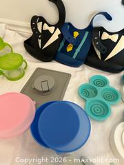 MaxSold Auction: Assorted Baby Feeding Supplies, Silicone Bibs & Kitchen Accessories - Ottawa (Ontario, Canada) SELLER MANAGED Moving Online Auction -  Sablewood Place