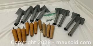 MaxSold Auction: Assorted Furniture Legs – Wood & Metal Set - Ottawa (Ontario, Canada) SELLER MANAGED Moving Online Auction -  Sablewood Place