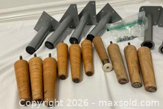 MaxSold Auction: Assorted Furniture Legs – Wood & Metal Set - Ottawa (Ontario, Canada) SELLER MANAGED Moving Online Auction -  Sablewood Place