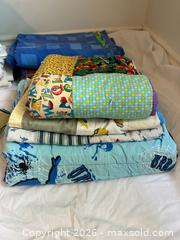 MaxSold Auction: Baby Blankets, Crib Sheets & Handmade Quilts – Assorted Children’s Bedding Lot - Ottawa (Ontario, Canada) SELLER MANAGED Moving Online Auction -  Sablewood Place
