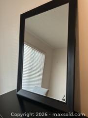 MaxSold Auction: Black Storage Cabinet with Mirror - Ottawa (Ontario, Canada) SELLER MANAGED Moving Online Auction -  Sablewood Place