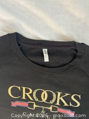 MaxSold Auction: Crooks & Castles Black Crewneck Sweatshirt – Size Medium - Ottawa (Ontario, Canada) SELLER MANAGED Moving Online Auction -  Sablewood Place