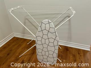 MaxSold Auction: IKEA JÄLL Drying Rack & Tabletop Ironing Board - Ottawa (Ontario, Canada) SELLER MANAGED Moving Online Auction -  Sablewood Place