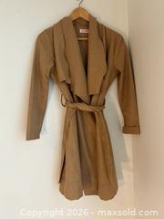 MaxSold Auction: JEYKAY Women’s Belted Wrap Coat – Camel – Size Medium - Ottawa (Ontario, Canada) SELLER MANAGED Moving Online Auction -  Sablewood Place