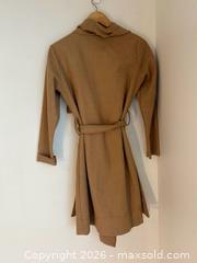 MaxSold Auction: JEYKAY Women’s Belted Wrap Coat – Camel – Size Medium - Ottawa (Ontario, Canada) SELLER MANAGED Moving Online Auction -  Sablewood Place