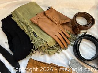 MaxSold Auction: Lot of Mixed Accessories – Scarves, Belts, Gloves & Winter Pieces - Ottawa (Ontario, Canada) SELLER MANAGED Moving Online Auction -  Sablewood Place