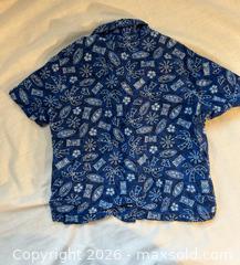 MaxSold Auction: Sesame Street Toddler Button-Up Shirt Size 24M Blue Tropical Print Cotton - Ottawa (Ontario, Canada) SELLER MANAGED Moving Online Auction -  Sablewood Place