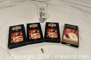 MaxSold Auction: Star Wars VHS Movie Collection with Collector Glass - Ottawa (Ontario, Canada) SELLER MANAGED Moving Online Auction -  Sablewood Place
