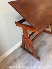 MaxSold Auction: Wood Drafting Desk - Ventura (California, USA) SELLER MANAGED Moving Online Auction - Waterbury Lane.