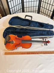 MaxSold Auction: Full Size Acoustic Violin, Antique Red/Orange Varnish - San Jose (California, USA) SELLER MANAGED Estate Sale Online Auction - Kittery Court
