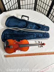 MaxSold Auction: Full Size Acoustic Violin, Antique Red/Orange Varnish - San Jose (California, USA) SELLER MANAGED Estate Sale Online Auction - Kittery Court