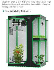 MaxSold Auction: VIVOSUN Grow Tent 48" x 36" x 72" - South Stormont (Ontario, Canada) SELLER MANAGED Downsizing Online Auction - Street Lawrence Street