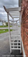 MaxSold Auction: White Vinyl Garden Arbor, Approx. 7' H x 4' W - South Stormont (Ontario, Canada) SELLER MANAGED Downsizing Online Auction - Street Lawrence Street