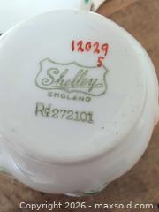 MaxSold Auction: Shelley Fine Bone China Floral Teacup and Saucer Set - 2 Cups - Kitchener (Ontario, Canada) SELLER MANAGED Downsizing Online Auction - Erinbrook Court